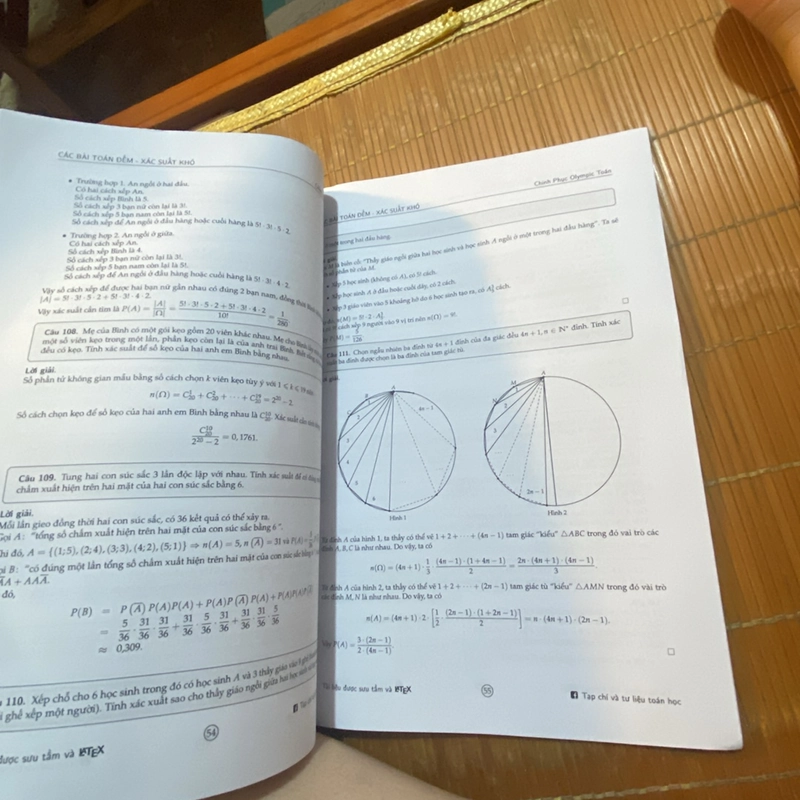 Các bài toán đếm - xác suất hay và khó 447140