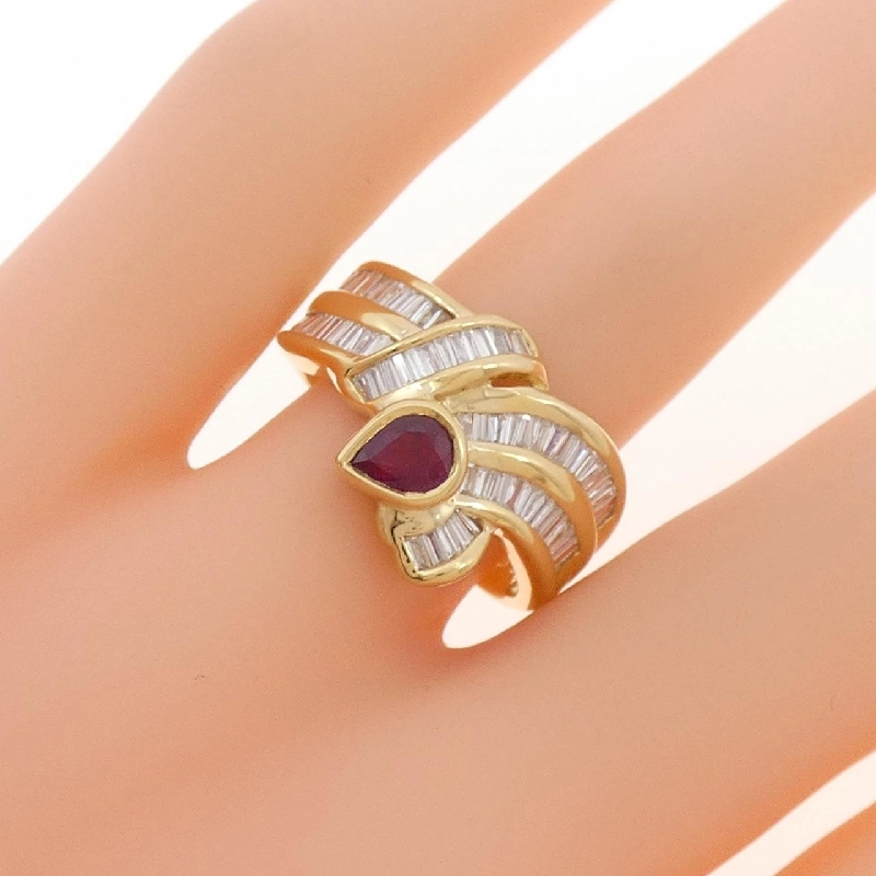 Nhẫn Ruby K18YG 0.43CT - Hàng hiệu Chính hãng 850242