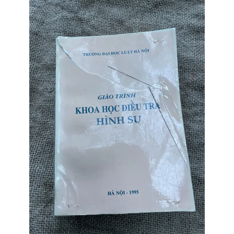 Giáo trình khảo học điều tra hình sự  937368