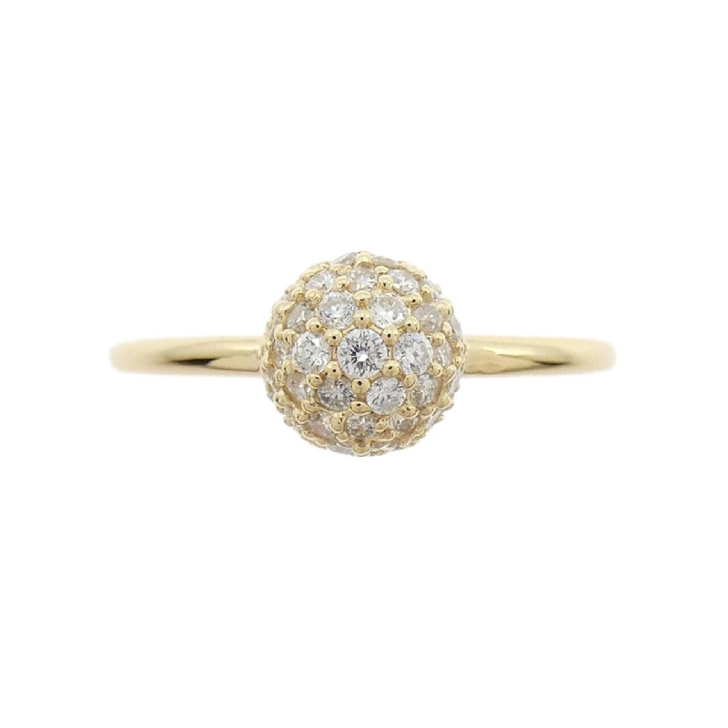 Nhẫn kim cương Pavé K18YG 0.30CT - Hàng hiệu Chính hãng 853456