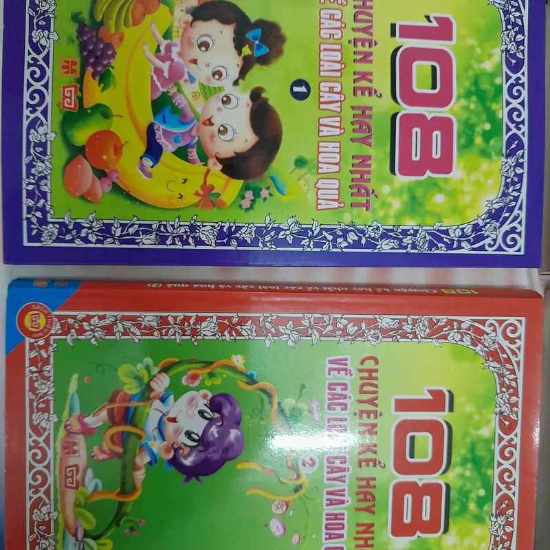 108 truyện kể hay nhất về cổ tích loài vật cây và hoa quả (4 quyển) 574862