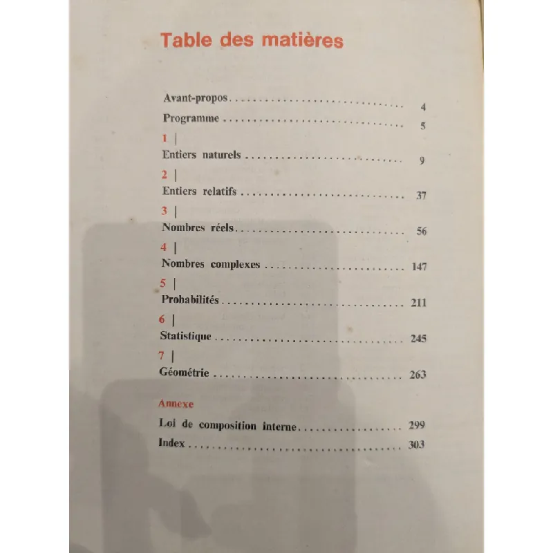 Mathèmatique - tome 1 720446