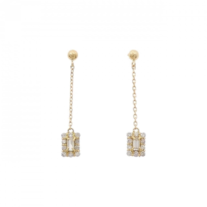 K18YG Bông tai Kim cương 0.20CT - Hàng hiệu Chính hãng 876947