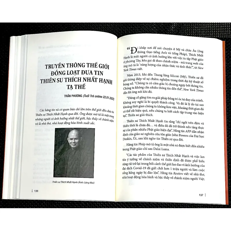 THÍCH NHẤT HẠNH- NGƯỜI THẮP SÁNG CON ĐƯỜNG TỈNH THỨC 1001669