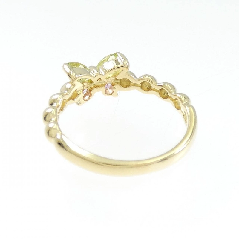 Nhẫn Peridot K18YG Bướm 668614