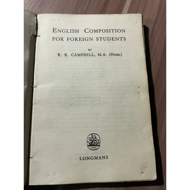R. R. Campbell ENGLISH COM POSITION FOR FOREIGN STUDENTS Longmans 674538