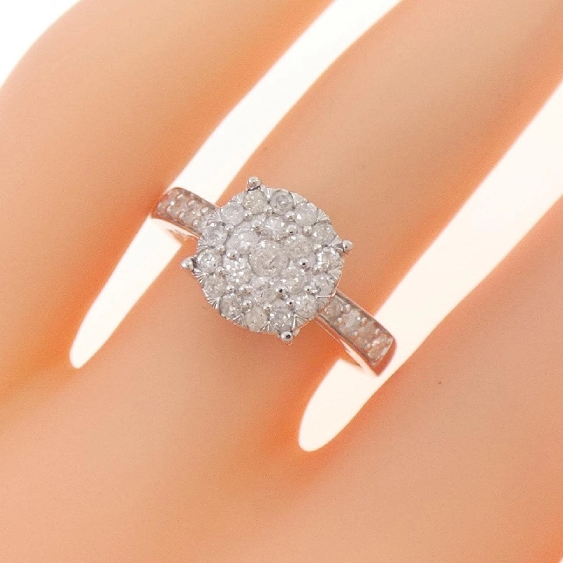 Nhẫn kim cương K18WG 0.50CT 671610