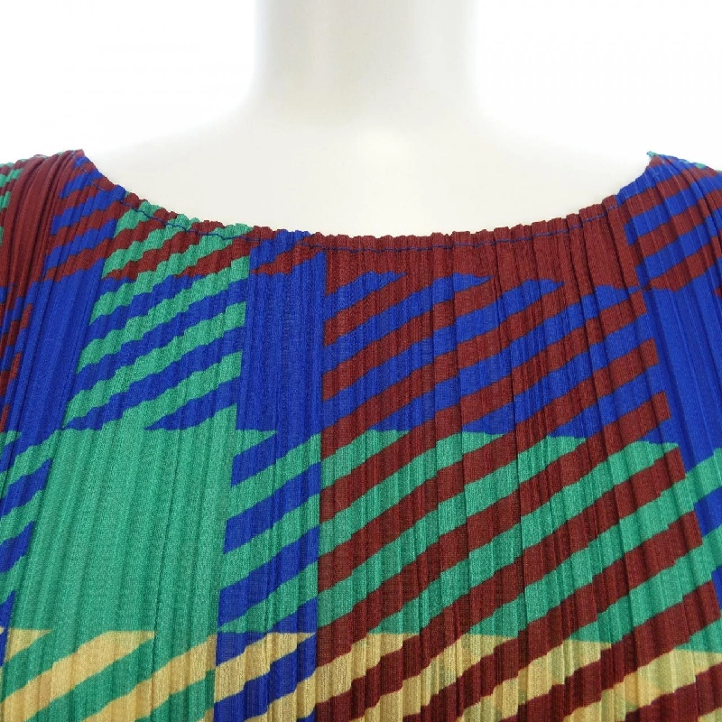 Pleats Please 2014 Kiểu kẻ PP43-JH685 7569085 Đầm 647481