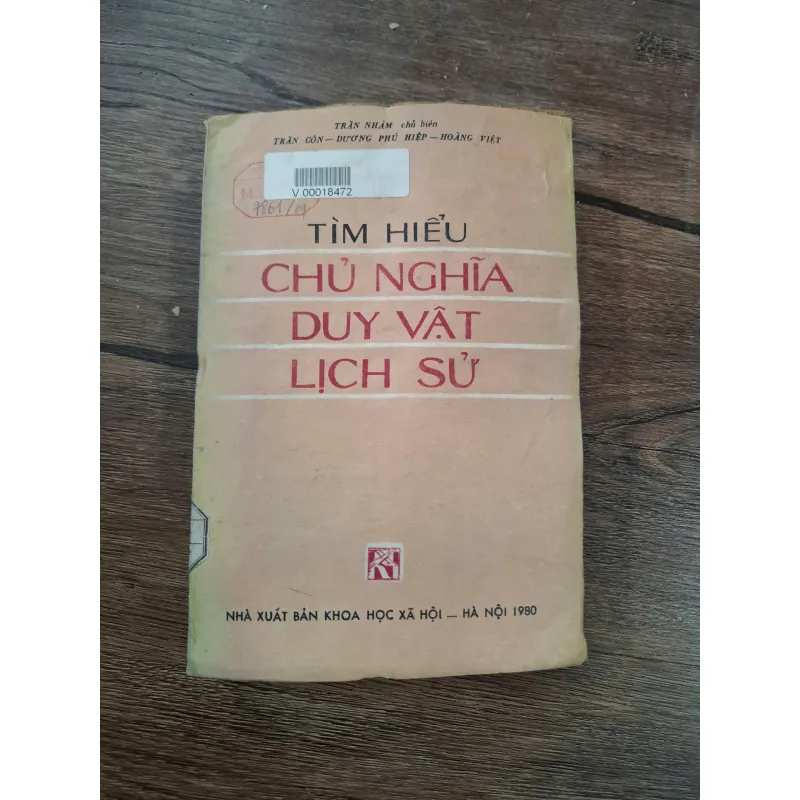 Tìm Hiểu Chủ Nghĩa Duy Vật Lịch Sử - Trần Nhâm chủ biên - Triết học/Lý luận 716056