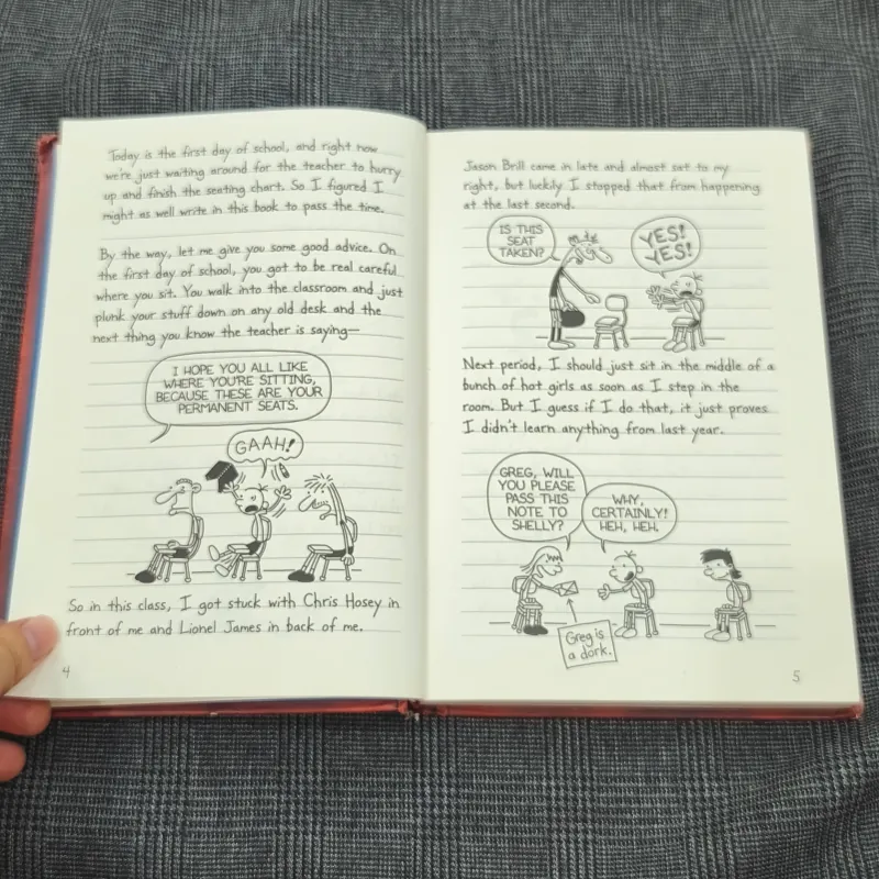 (Hardback) Diary of a Wimpy Kid - Book 1 - Jeff Kinney  1036162