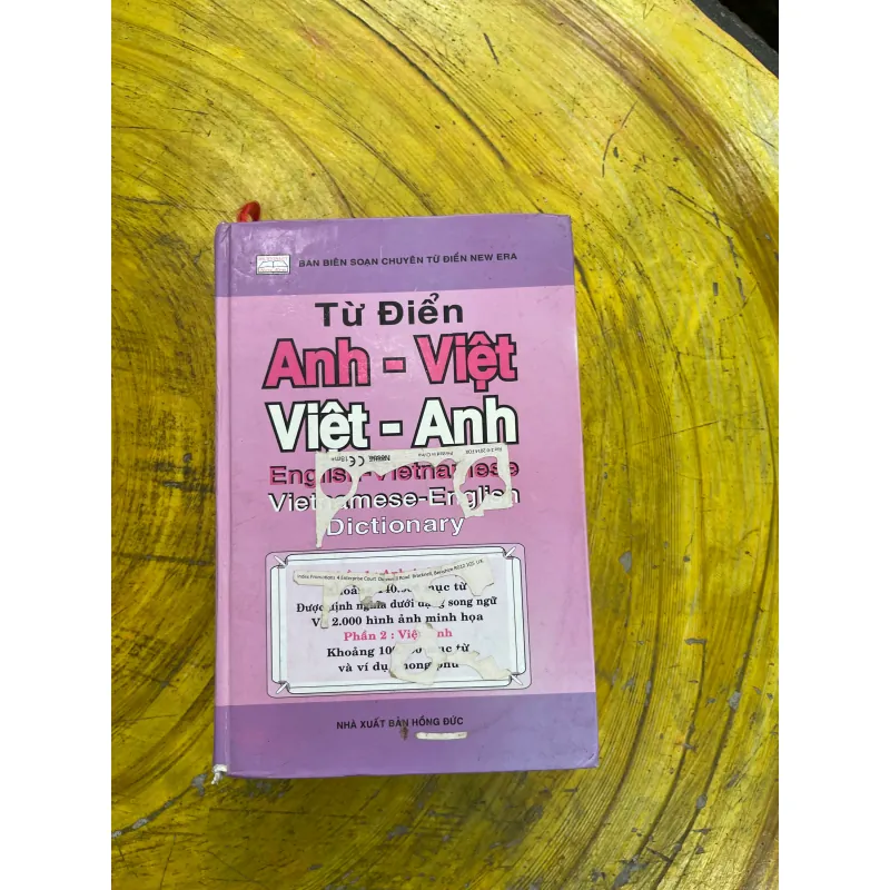 TỪ ĐIỂN ANH - VIỆT VIỆT- ANH BÌA CỨNG KHỔ 13 x19 731070