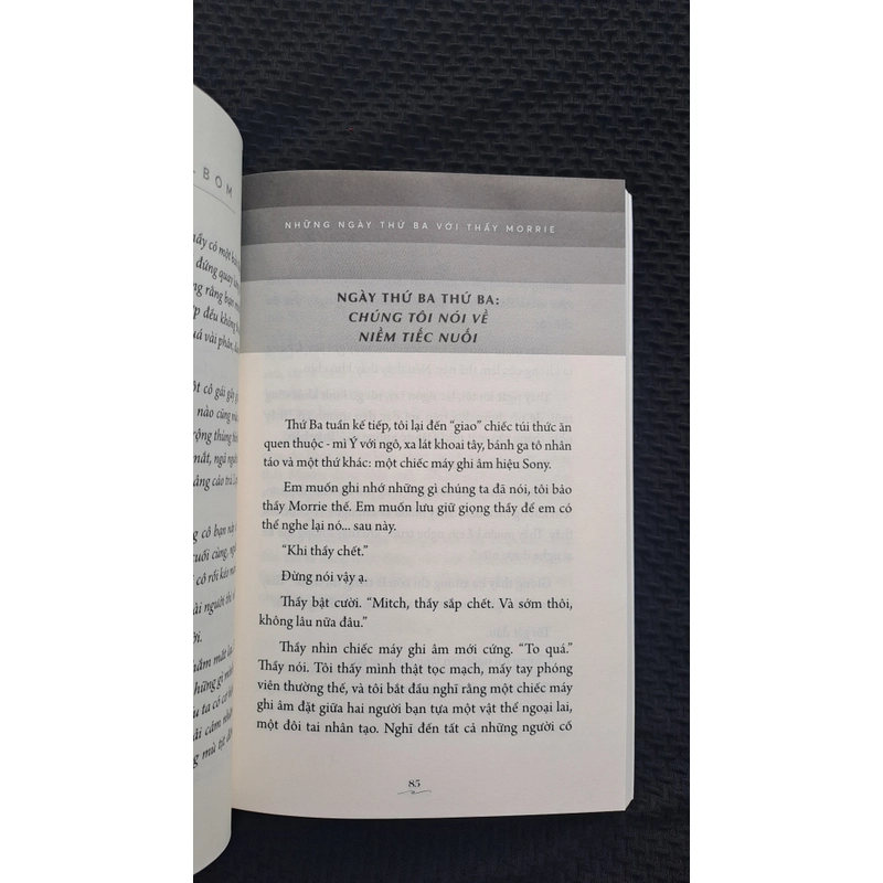 Những ngày thứ ba với thầy Morrie
( dành cho lứa tuổi 10+)
- Mitch Albom 536759