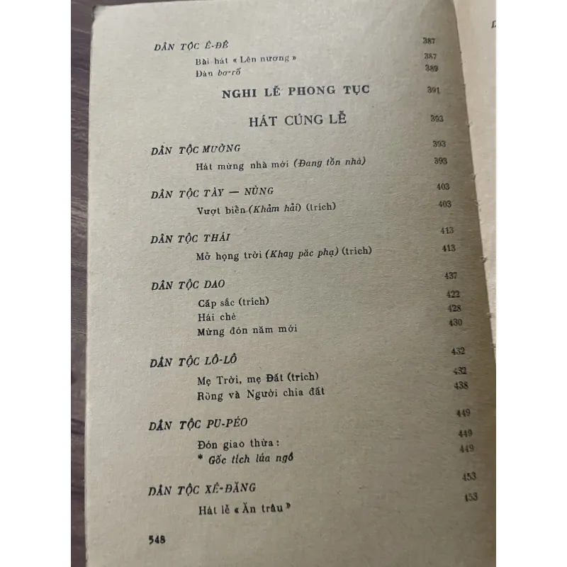 HỢP TUYỂN THƠ VĂN VIỆT NAM VĂN HỌC DÂN TỘC ÍT NGƯỜI; 550 trang  748010