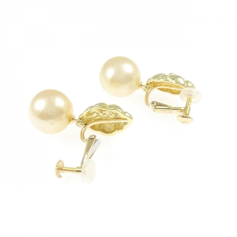 K18YG Bạch Ngọc Trai Bông Tai 10.4mm - Hàng hiệu Chính hãng 869786