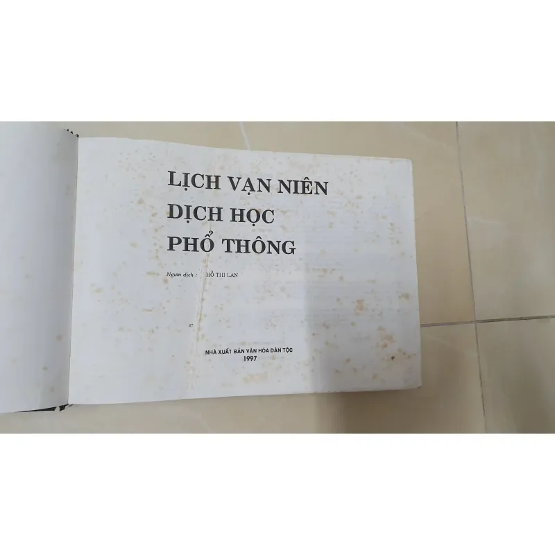 LỊCH VAN NIÊN DỊCH HỌC PHỔ THÔNG  973403