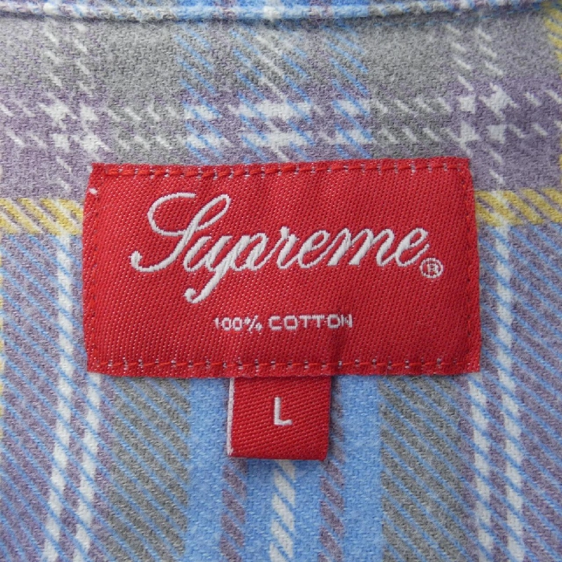 Áo sơ mi kẻ sọc in SUPREME - Hàng hiệu Chính hãng 897150