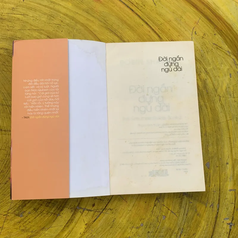 COMBO ĐỜI NGẮN ĐỪNG NGỦ DÀI & CÂY CAM NGỌT CỦA TÔI  789836