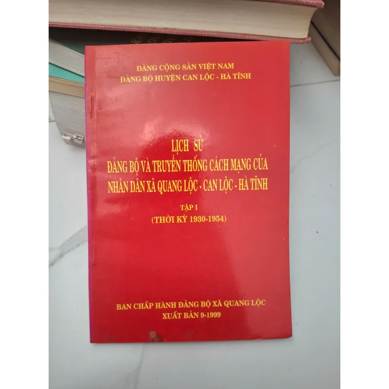 Lịch sử Đảng bộ... xã Quang Lộc - Can Lộc - Hà Tĩnh (Tập I, 1930-1954) 695337