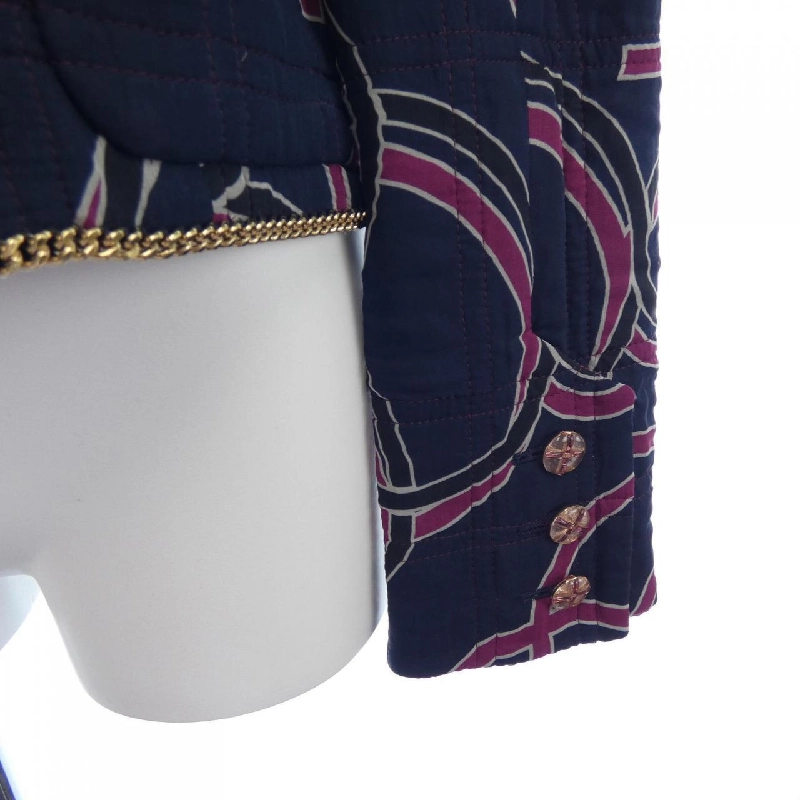 【Khuyến mãi】Áo khoác không cổ CHANEL 643029