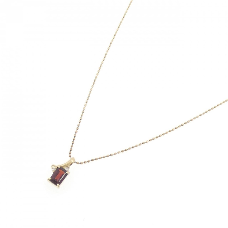 K18YG Garnet Necklace - Hàng hiệu Authentic 856723