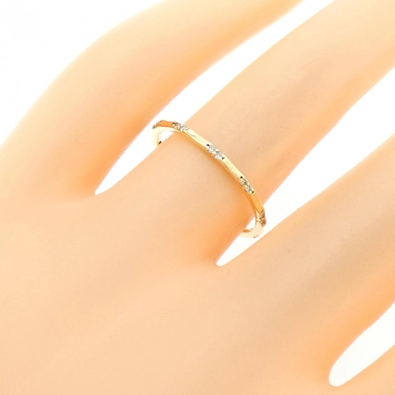 Nhẫn kim cương K18YG 0.08CT 667831