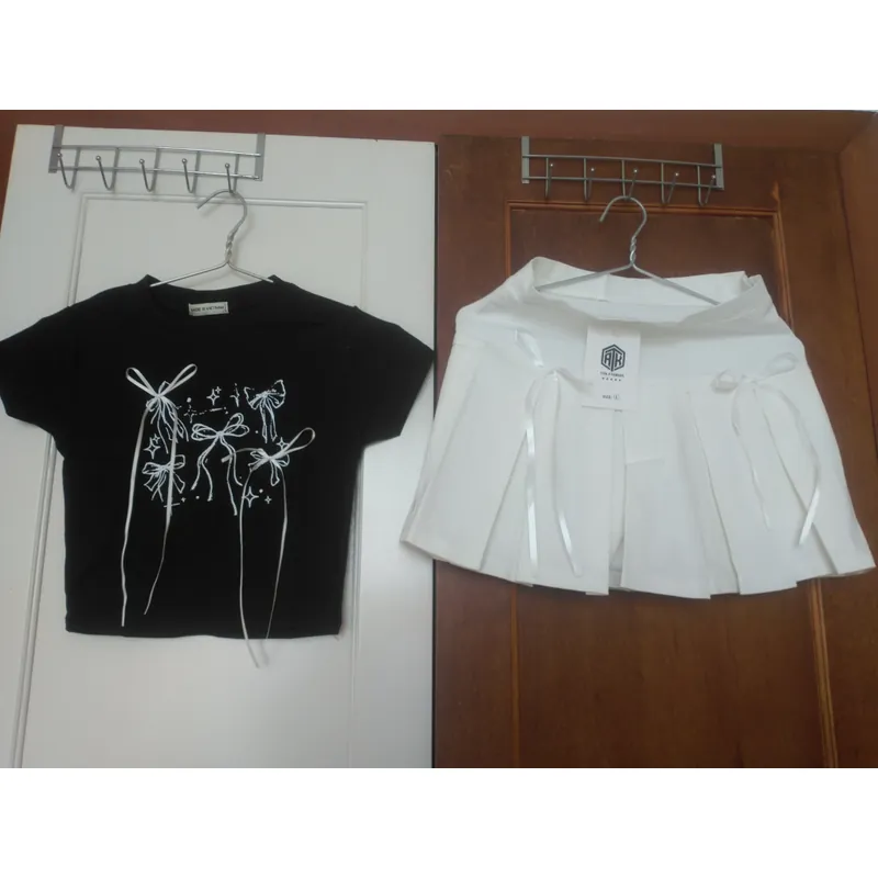 Set váy áo thun bé gái <47 ký mặc Tết cực xinh 739042