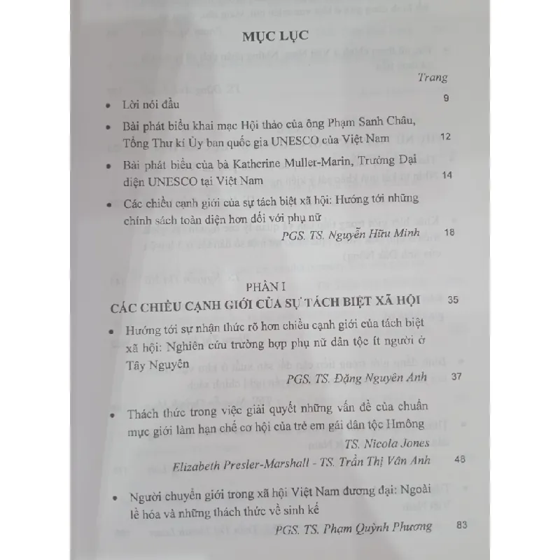 Các chiều cạnh giới của sự tách biệt xã hội hướng tới chính sách toàn diện hơn đối với phụ nữ - GS.TS. Võ Khánh Vinh, GS.TS. Nguyễn Hữu Minh 700583