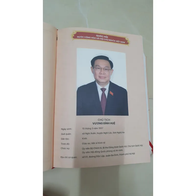 NIÊN GIÁM QUỐC HỘI 2021- 2026 792598