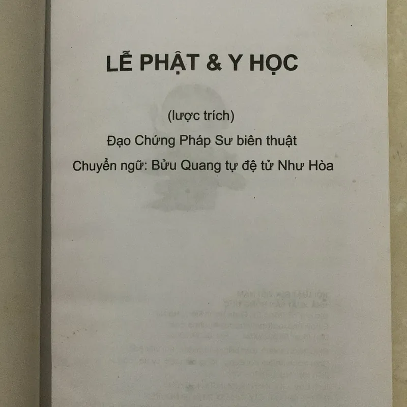 Lễ Phật và y học 694616