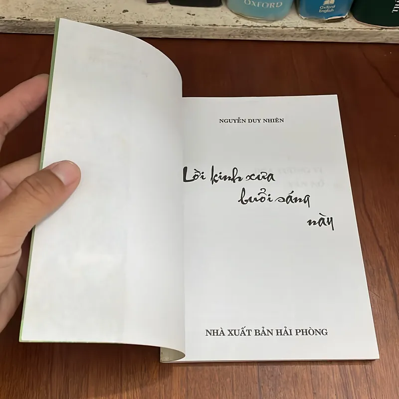 II Tựa sách: Lời Kinh Xưa Buổi Sáng Này - Nguyễn Duy Nhiên - 2008 553411