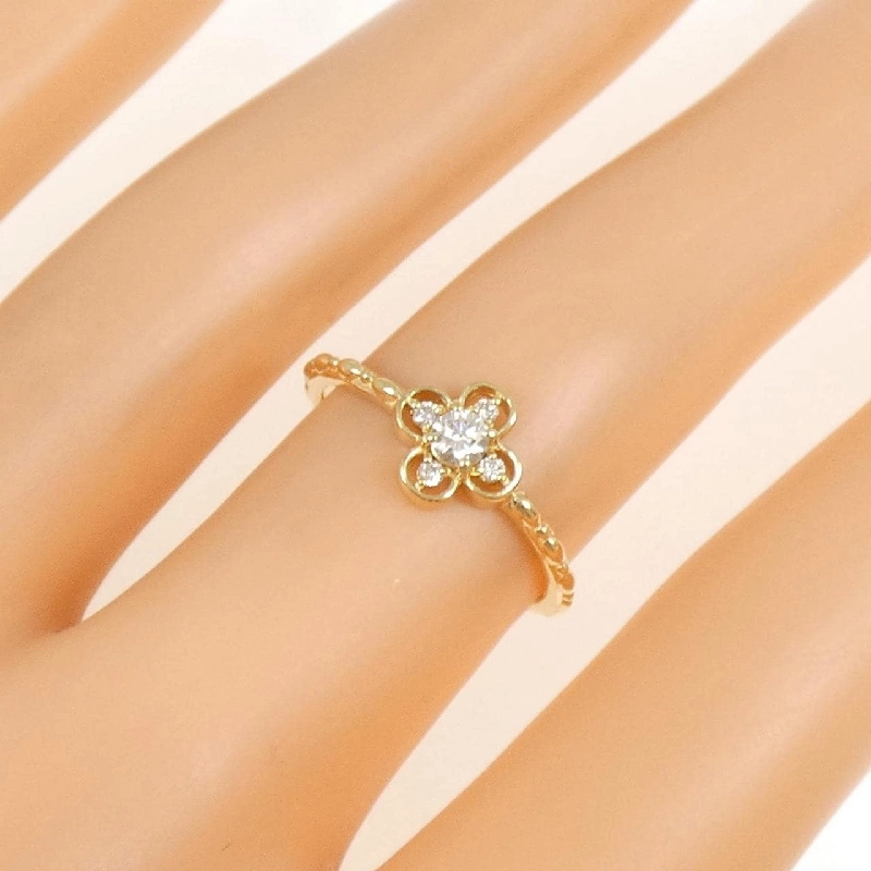 Nhẫn kim cương K18YG 0.14CT - Hàng hiệu Chính hãng 847236