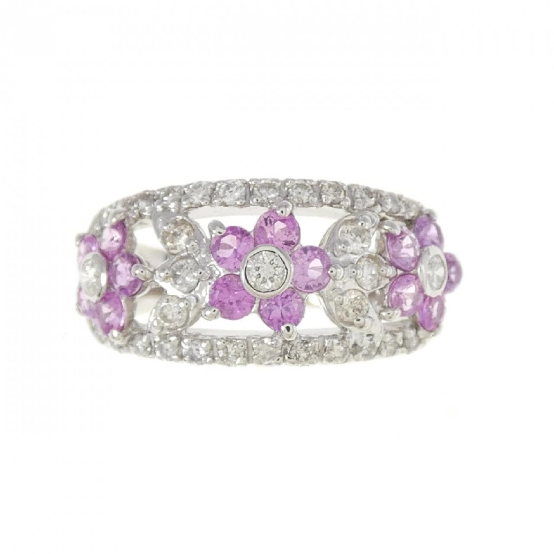 Nhẫn Sapphire PT Flower 0.95CT 673651