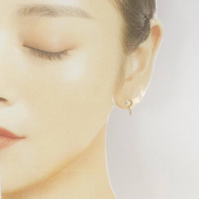 K18YG Bông tai kim cương 0.19CT - Hàng hiệu Chính hãng 878326