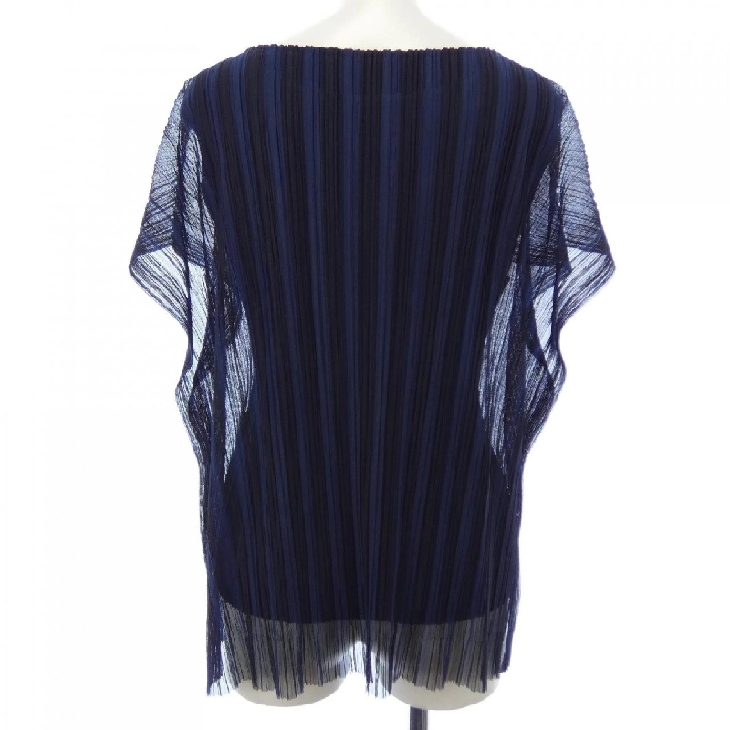 Pleats Please 2014 Layered Mesh Stripe PP41-JK675 7569022 Tunic - Hàng hiệu Authentic 774424