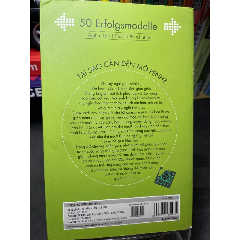 50 mô hình kinh điển cho tư duy chiến lược 2018 mới 80% ố bẩn viền nhẹ Mikael Krogerus và Roman Tschappeller HPB2705 SÁCH KỸ NĂNG 155214