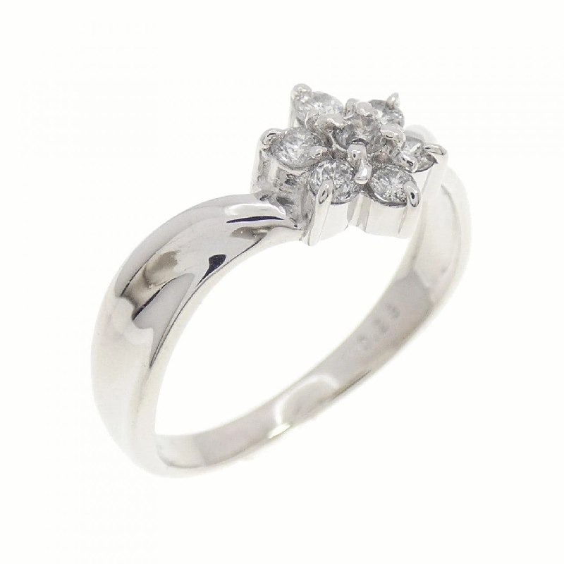 Nhẫn kim cương hoa PT900 0.23CT 671929