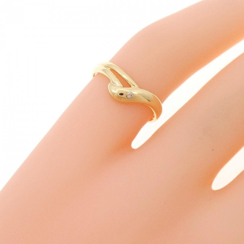 Nhẫn nhẫn hồng kim cương K18YG 669510