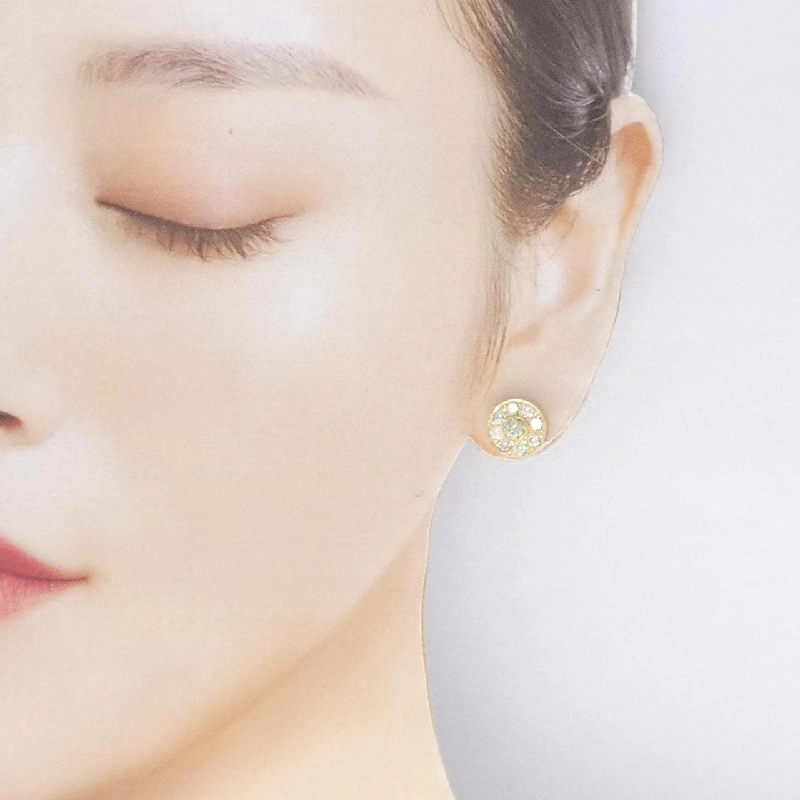 K18YG Bông tai kim cương 1.40CT - Hàng hiệu Chính hãng 869944