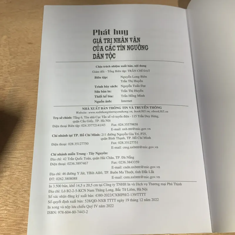 Phát huy giá trị nhân văn của các tín ngưỡng dân tộc.  715236
