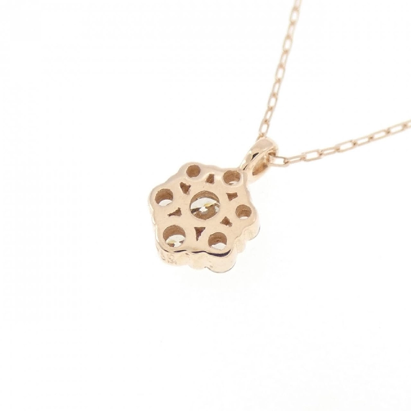 K10PG Hoa Nhài Kim Cương Dây Chuyền 0.10CT - Hàng hiệu Chính hãng 861506