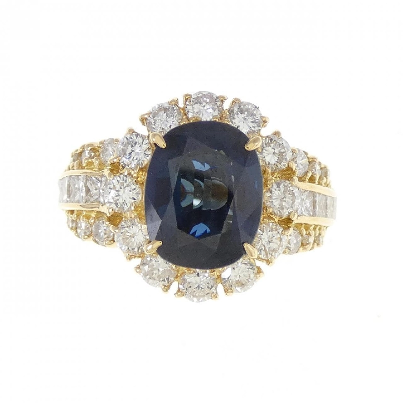 Nhẫn Sapphire K18YG 3.20CT 671253