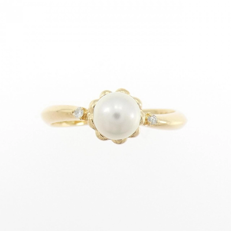 Nhẫn ngọc trai Akoya K18YG 5.2mm - Hàng hiệu Authentic 849932