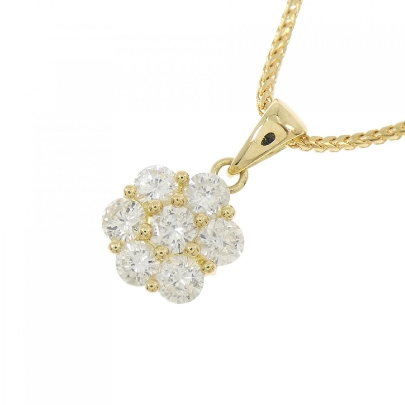 K18YG Hoa Kim Cương Dây Chuyền 1.00CT - Hàng hiệu Chính hãng 860209