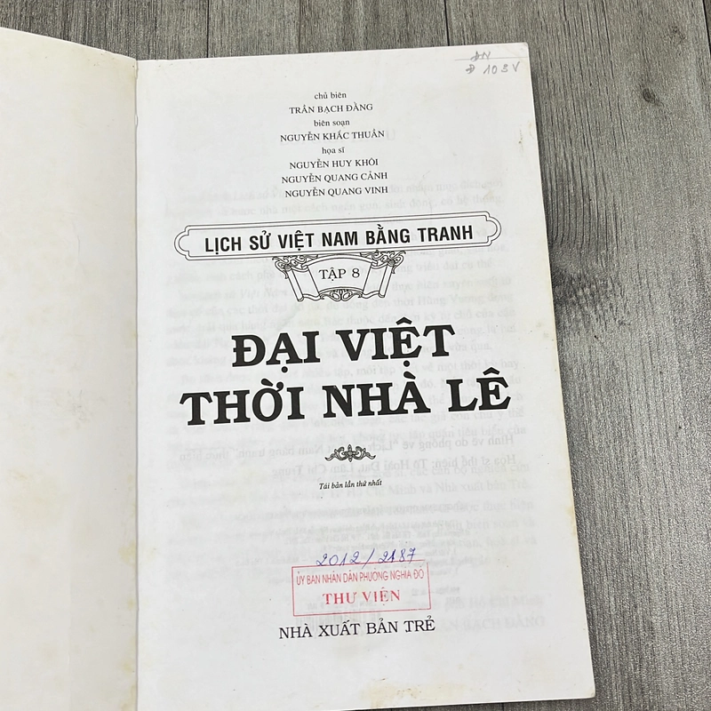 Lịch sử việt nam bằng tranh tập 8. 9b3 544942