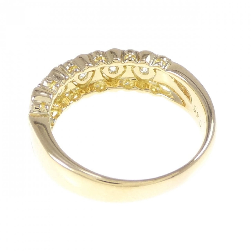 Nhẫn kim cương K18YG 0.46CT 671043