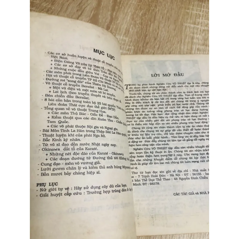 NGHIÊN CỨU VÕ THUẬT  1010629