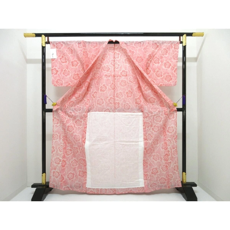 Yukata nữ, xử lý shibori, kích thước F - Hàng hiệu Authentic 878618