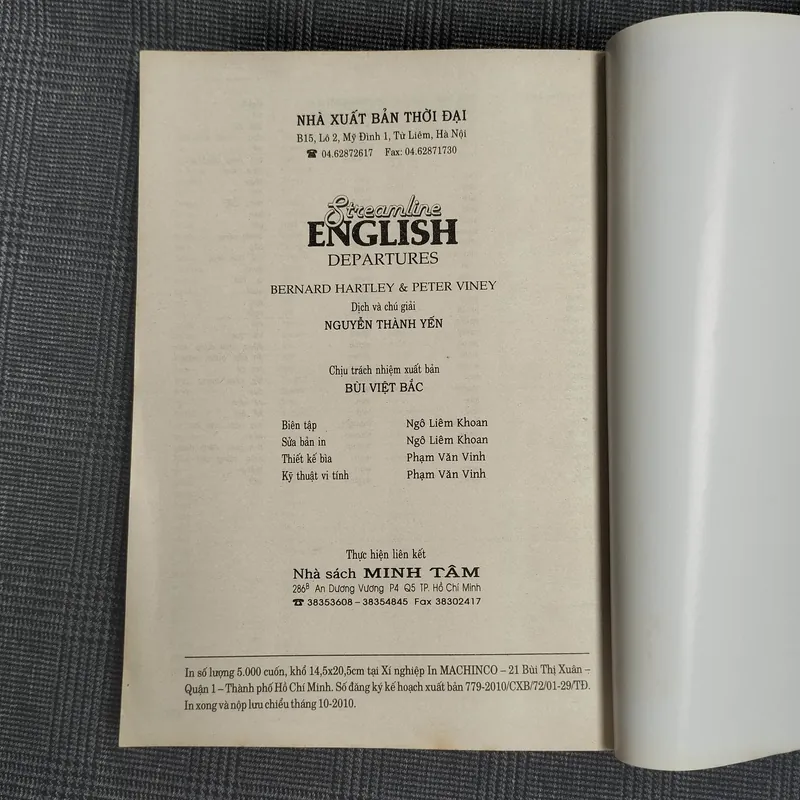 Streamline English - Departures - Student's Book & Workbook - Nguyễn Thành Yến (chú giải) 707002