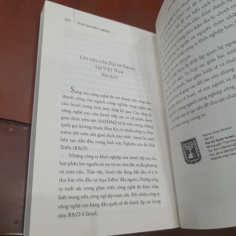 Dan Senor & Saul Singer - QUỐC GIA KHỞI NGHIỆP (câu chuyện nền kinh tế thần kỳ của Israel) 738073