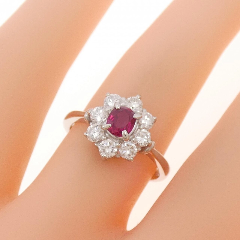 Nhẫn Ruby PT900 0.39CT - Hàng hiệu Chính hãng 855290